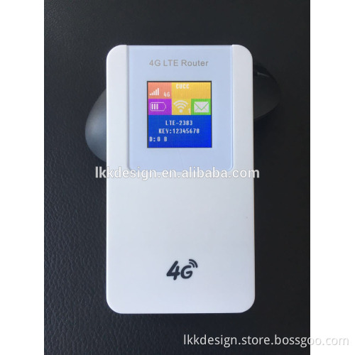 Mini Mobile 3G 4G Wifi Router LCD Screen Wireless Router Power Bank Hotspot
